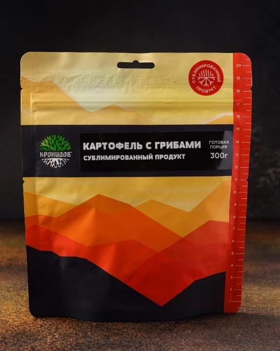 Картофель с грибами сублимированный 55 г КРОНИДОВ